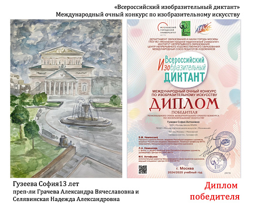Результаты регионального этапа Всероссийского изобразительного диктанта
