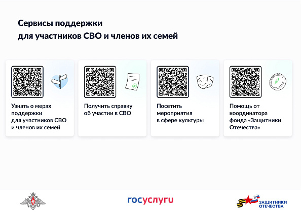 Сервис поддержки для участников СВО