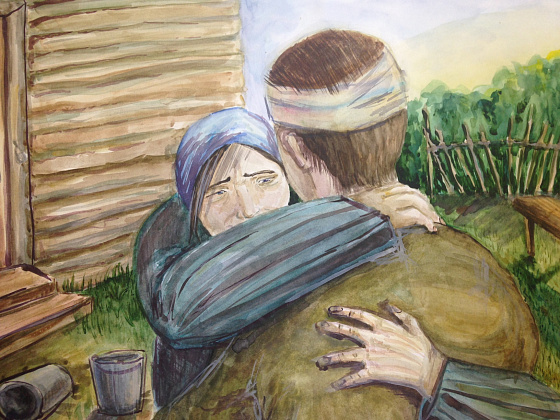Выставка "Защитники отечества"