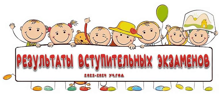 Результаты вступительных испытаний - 2023