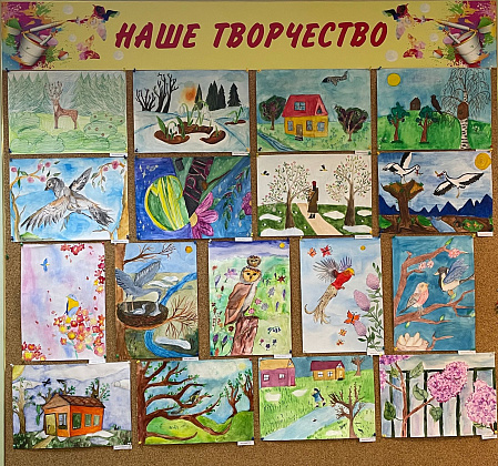 Выставка рисунков на тему «1 Мая – праздник Весны и Труда»